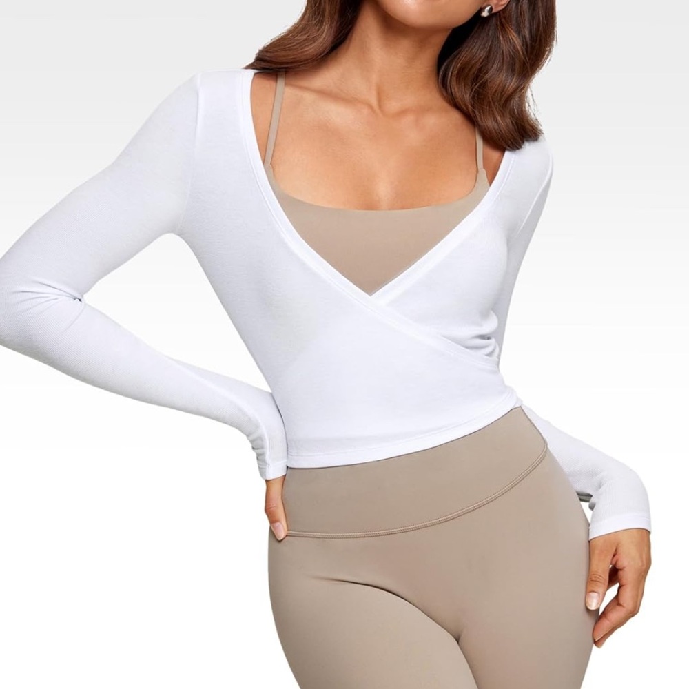 Long Sleeve Wrap Top